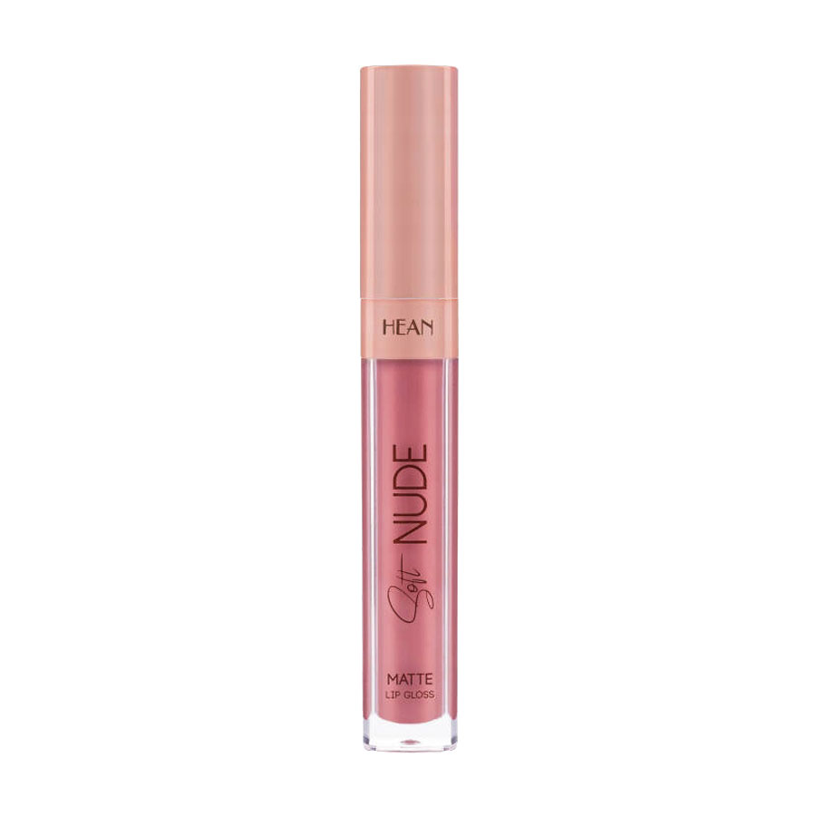 Матовий блиск для губ Hean Soft Nude Matte Lip Gloss 64 Kissy Nude, 6 мл